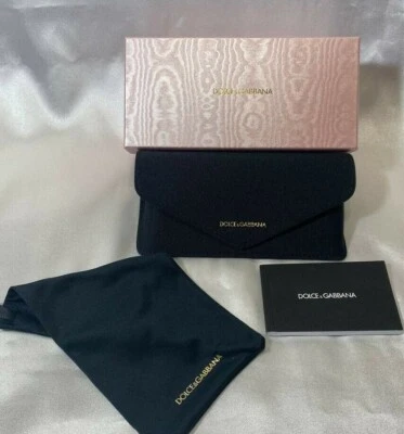 Gafas de sol D&G negras estuche rígido magnético abatible (caja rosa) Foto 1 de 4