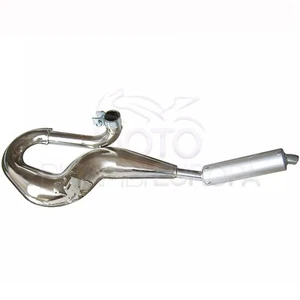 Marmita De Escape Simonini Cromada Piaggio Vespa Px 200E Lujo 1984 / 1997VSX1T - Imagen 1 de 2