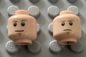 LEGO One 2 Sided Nougat Luke Skywalker Minifig Head - Picture 1 of 1