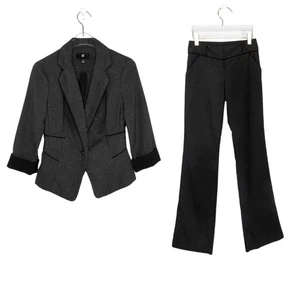 Iz Byer Pantsuit Grigio Antracite Abito Pantaloni e Blazer Tuta Donna Formale XS - Foto 1 di 9