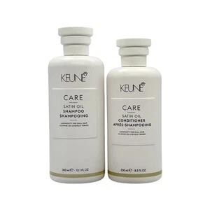 Keune Care Satin Oil Shampoo 10.1 Oz & Conditioner 8.5 Oz Set - Picture 1 of 1