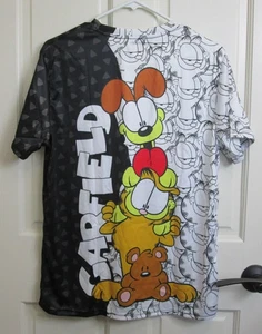 Camicia grafica cane e gatto nuova senza etichette bambino taglia KXL circonferenza petto 40 manica corta 321-32620 - Foto 1 di 5