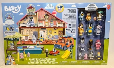 Bluey’s Ultimate 40+ Piece Mega Play Set ~ 2023 Retired ~ NEW In Box - Image 1 of 4
