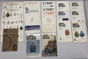 Snuff Bottle Review Membership Directory Handbook Job Lot Bundle 1972 - 1979 VGC - Picture 1 of 21