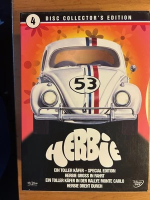 DVD - Walt Disney - Herbie - Ein toller Käfer - Collector`s Edition - 4 DVD neuw - Bild 1 von 3