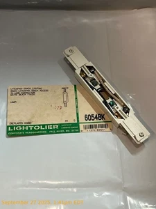 Lightolier 6054BK Lytespan-Track Lighting In-Line Connection Matte Black - Picture 1 of 2