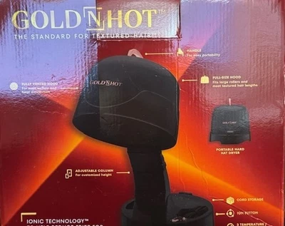 GOLD N HOT 1875 WATT Salon Hair Dryer Black - Image 1 of 4