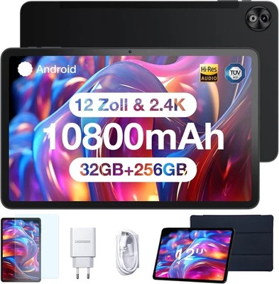 DOOGEE 12 Zoll Tablet T20 Ultra, 32GB+256GB (2TB TF) Helio G99 Octa-Core Android - Bild 1 von 4