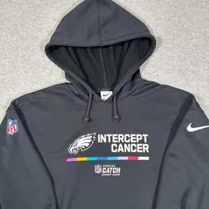 Nike Philadelphia Eagles Crucial Catch Hoodie Herren M schwarz Intercept Cancer NFL - Bild 1 von 10