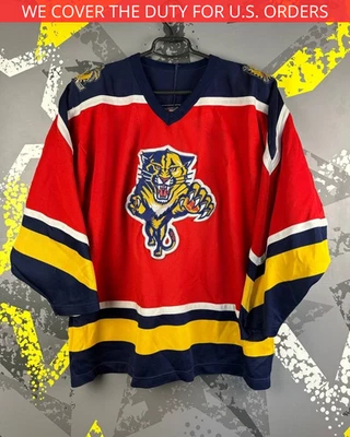 Florida Panthers RARE Vintage Jersey NHL Hockey Shirt Starter Men Size S/M ig93 - Image 1 of 4