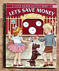 Let's Save Money LITTLE GOLDEN ACTIVITY BOOK LGB "A" Edition A21 VG w/Coin Wheel