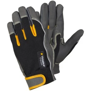 TEGERA 9121 LEVEL 3 CUT RESISTANT REUSABLE LEATHER DIAMOND GRIP WORK GLOVES 6 - Picture 1 of 1
