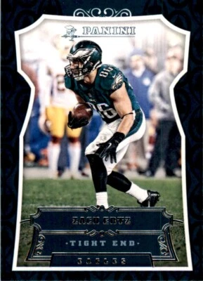 2016 Panini Zach Ertz Philadelphia Eagles #182 NFL Football Card - Image 1 of 2