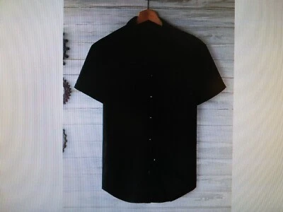 SHEIN Männer Shirt mit Knopf, gebogenem Saum Gr: L   Neu & OVP - Bild 1 von 4