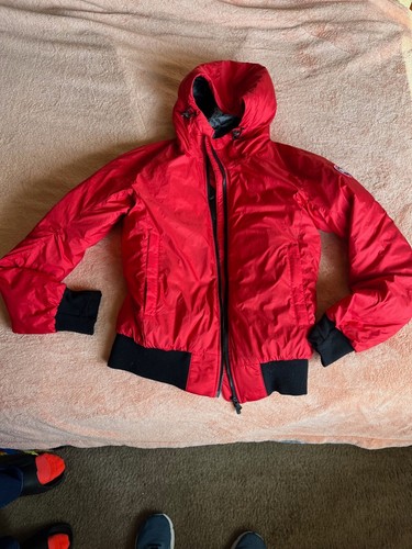 Canada Goose Dore Giacca Bomber con Cappuccio Taglia L Donna