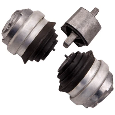 Juego de montaje de motor delantero y transmisión trasera 3 piezas para Mercedes Benz C320 C55 CL55 Foto 1 de 4