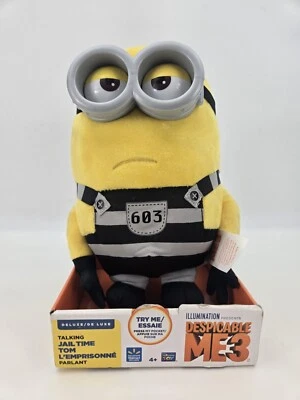 Despicable Me 3 Deluxe Talking Jail Time Tom Minion 9" Plush WALMART EXCLUSIVE  - Imagem 1 de 4