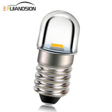 Ruiandsion E10 Mini-vis De Remplacement Lampe De Poche Ampoule LED 6V Blanc 0.5W