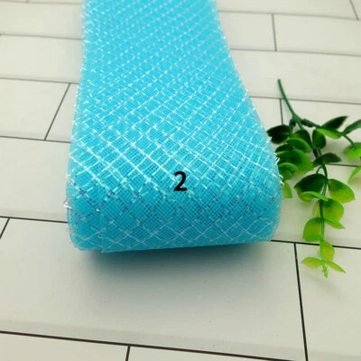 5M Fishnet Net Trim Mesh Edge Ribbon Shiny Materials for Festival Gift Pack Trim - Image 1 of 4