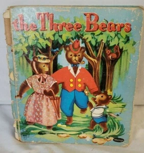 The Three Bears 1952 Whitman Tell-A-Tale Book #2551. - Picture 1 of 12