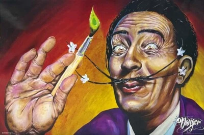 Póster Dalí - James Danger Harvey 36 pulgadas x 24 pulgadas Foto 1 de 4