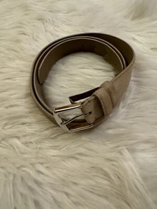 Loro Piana Suede Belt Alsavel Sand 44 - Picture 1 of 9
