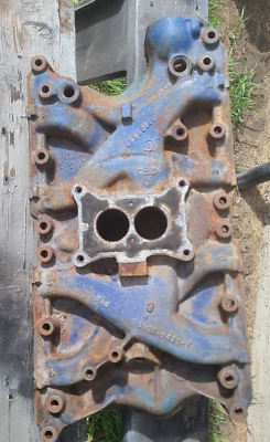 1969  1970 OE Ford Mustang Cougar Torino 2V 2BBL 351W Intake Manifold 2 Barrel - Image 1 of 4