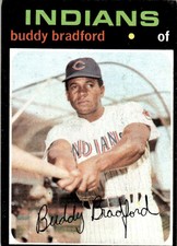 1971 Topps Buddy Bradford Cleveland Indians #552