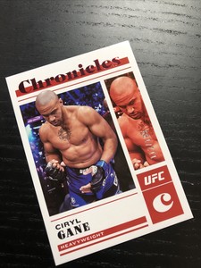 2023 Chronicles UFC #4 Ciryl Gane Red Foil Chronicles 112/199