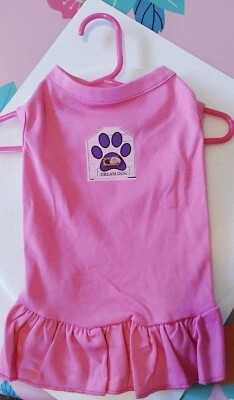 Dream собаки платье хлопок розовый кот собаки платье ❤️ весна лето свадьбы все случаи - Изображение 1 из 4