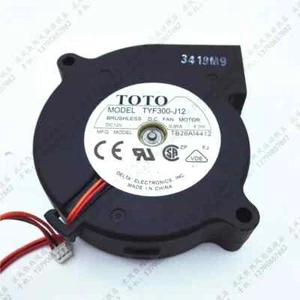 TOTO TB26AI4412 TYF300-J12 DC 12V 0.35A 70x70x20mm 3-przewodowy serwerowy wentylator chłodzący - Zdjęcie 1 z 4