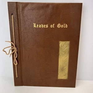 Leaves Of Gold Book Anthology Prayers Phrases Verse Inspiration Religious 1948 - Picture 1 of 12