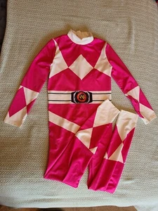 Pink Power Ranger Kids Costume. Size Medium. Zip closure. Girls Halloween. - Picture 1 of 5