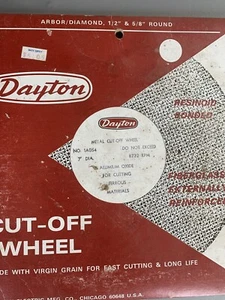(2) Dayton 7+ 6 1/2 x 1/2 x 5/8 Masonry Cut Off Wheels No. 5X603 And 1A054 - Picture 1 of 6