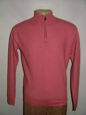 NEW WOT PETER MILLAR 1/2 ZIP SWEATER SIZE XXL COTTON NYLON SILK GRAY SOLID #275 - Image 1 of 4