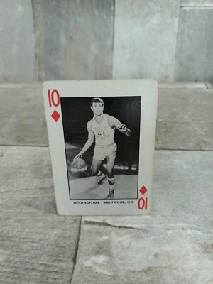 Vtg 1973-74 North Carolina Playing Cards Blue Back Mitch Kupchak #10D - Image 1 of 2