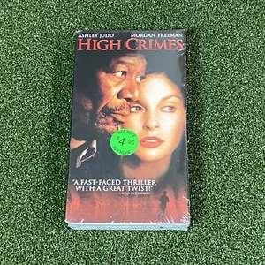 High Crimes (VHS, 2002) Ashley Judd Morgan Freeman - White Tape - SEALED - Picture 1 of 6
