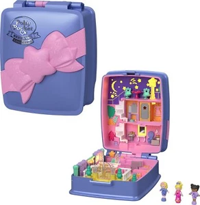 Polly Pocket Collector Compact con 3 Micro Bambole Heritage Keepsake Collectio... - Foto 1 di 6