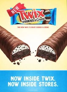 TWIX CHOCOLATE AD #5 MAGAZINE promo AD 2019 - Picture 1 of 1