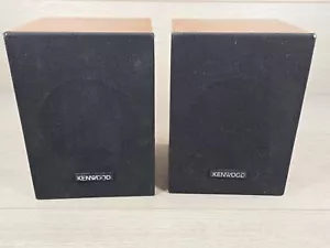 Kenwood LSK-02K Pair Full Range Book Shelf Speakers 4" 40 watts 8 OHMS Hangable - Picture 1 of 10