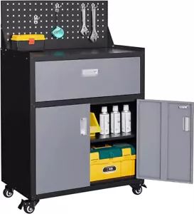 Werkzeugschrank Professioneller Metallschrank Stahlschrank mit Schublade Türen - Bild 1 von 8