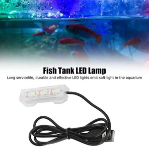Unterwasserlicht LED Aquarium Licht Wasserdicht Für Aquarium Schreibtisch Fish - Bild 1 von 10