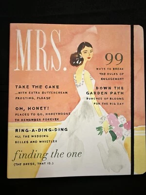 Carpeta de boda Kate Spade New York Mrs. Magazine planificador nupcial rellenable Foto 1 de 4