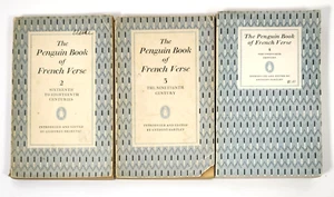 The Penguin Book of French Verse- Volumes 2, 3 & 4 (1950s Pbk) Eng/French - Picture 1 of 17