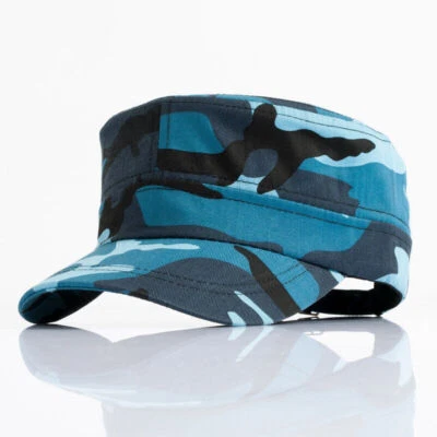 Gorra Para Hombre Ejército Sombrero Cadete Castro Patrulla Militar Béisbol Verano Camuflaje Foto 1 de 4