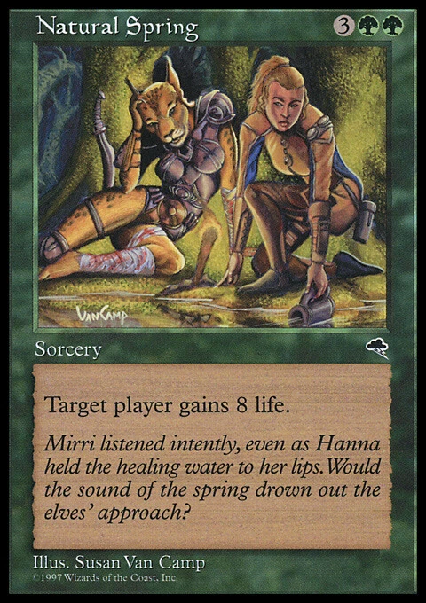 Magic the Gathering MTG Natural Spring (239) Tempest   LP - Image 1 of 1