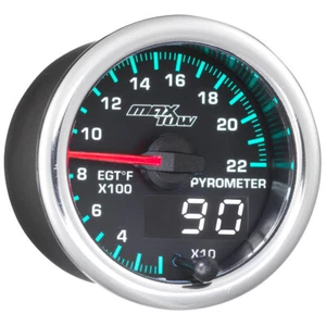 MaxTow Match 2200F EGT Gauge Kit for 14-20 6.6L GM Duramax Silverado Sierra - Picture 1 of 7