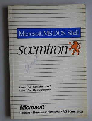 Microsoft MS-DOS Shell User Guide Version 1.0 Reference Manual Book 1988 Vintage - Image 1 of 4