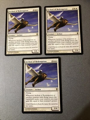 Archon Of Redemption X3 Worldwake NM Condition See Pics Front/back - Image 1 of 4