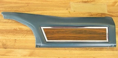 1972 CADILLAC ELDORADO COUPE LEFT SIDE REAR TRIM PANEL ABOVE ARM REST DARK BLUE — 第 1/4 张图片